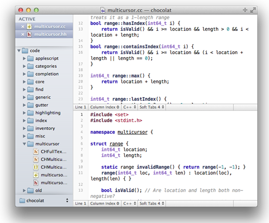 free text editor for mac os x